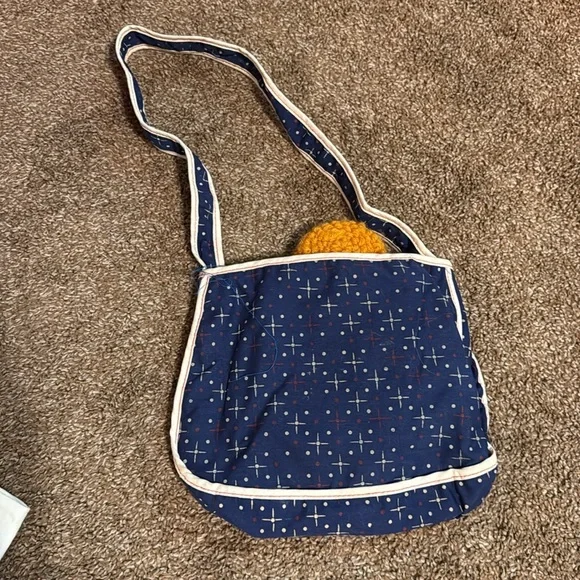 Vintage Knickerbocker Annie blue purse Tomorrow I love you stuffed doll bag tote - Picture 2 of 3